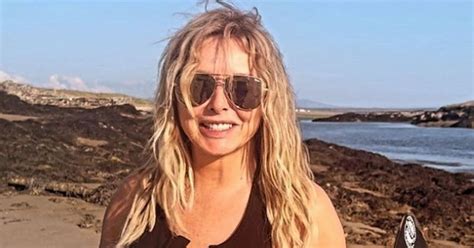 carol vordermans breasts|Carol Vorderman spills out of unzipped wetsuit in EYE